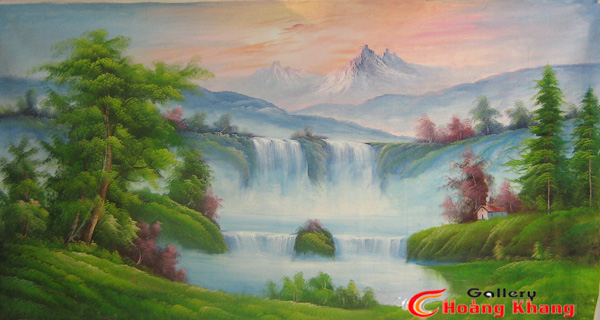 Tranh Núi - Nước - Phong Thuỷ